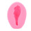 Drumstick-Silikonform 4 Stück Rosa 5,8 x 2,8 x 8 cm 4