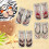 4 Paare 3D-Drucksocken eine Größe mehrfarbig 7