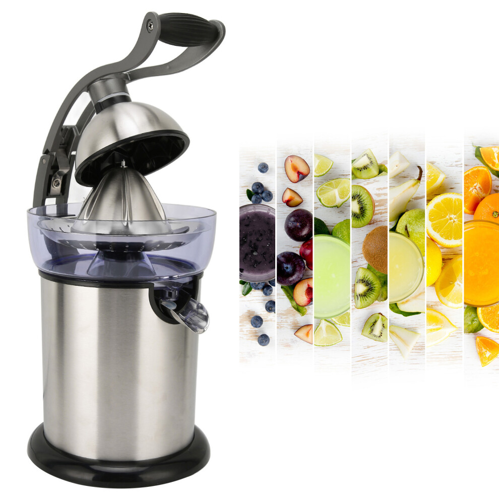 130W Electric Citrus Juicer Squeezer Manual One Click Operation Hand Pressure Lemon Juicer with Suction Cup Fixed