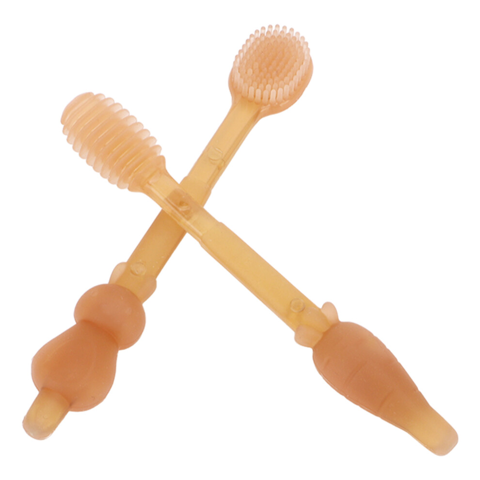 Baby Finger Toothbrush Set Silicone Clean Tongue Close Arrangement Toddler Oral Brush
