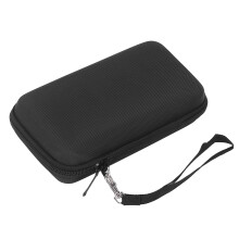 Estuche rígido de viaje de canal dual GO II GO 2, negro
