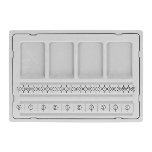 Tablero de medición con cuentas 4 canales 4 compartimentos 1