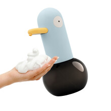 Dispensador de jabón espumoso con forma de pato de 400 ml azul