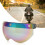 Visor de casco multicolor a prueba de viento, hebilla ajustable 13