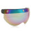 Visor de casco multicolor a prueba de viento, hebilla ajustable 14