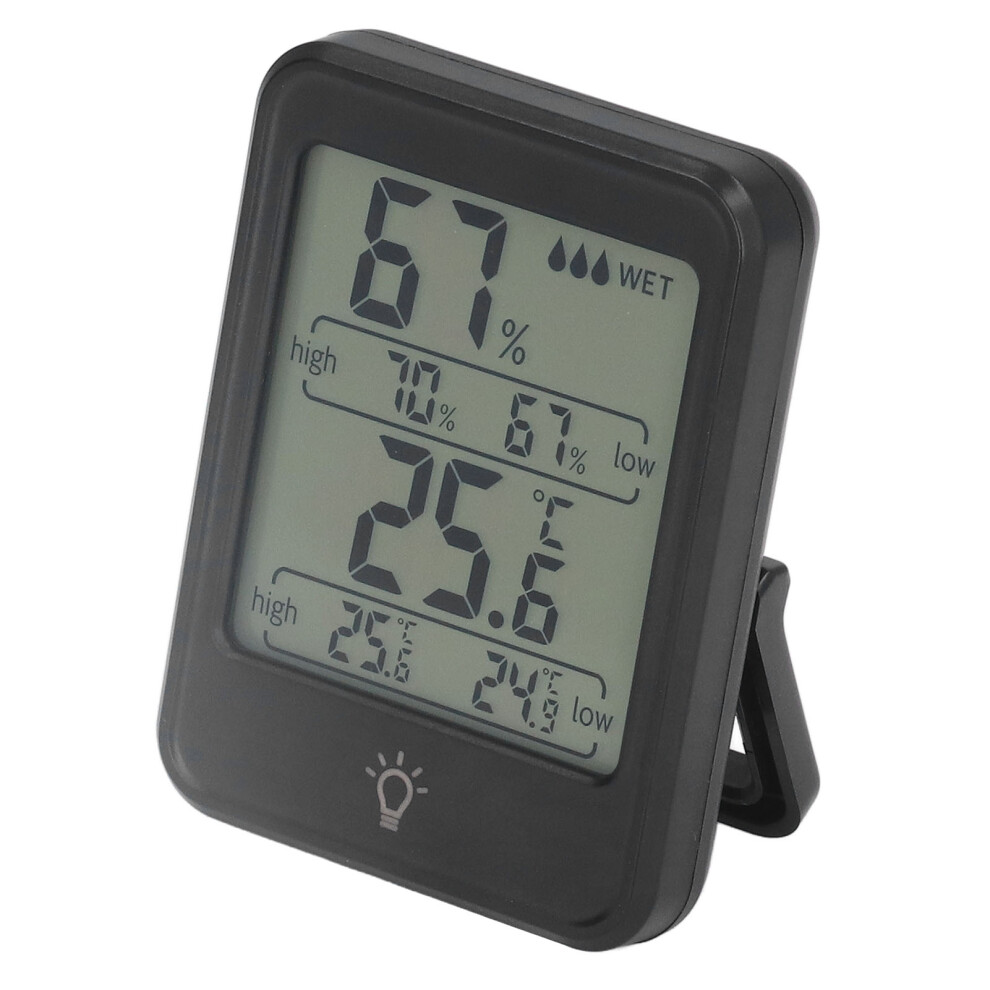 Digital Thermometer Hygrometer Professional Electronic Humidity Temperature Meter with LCD Display for Indoor Outdoor