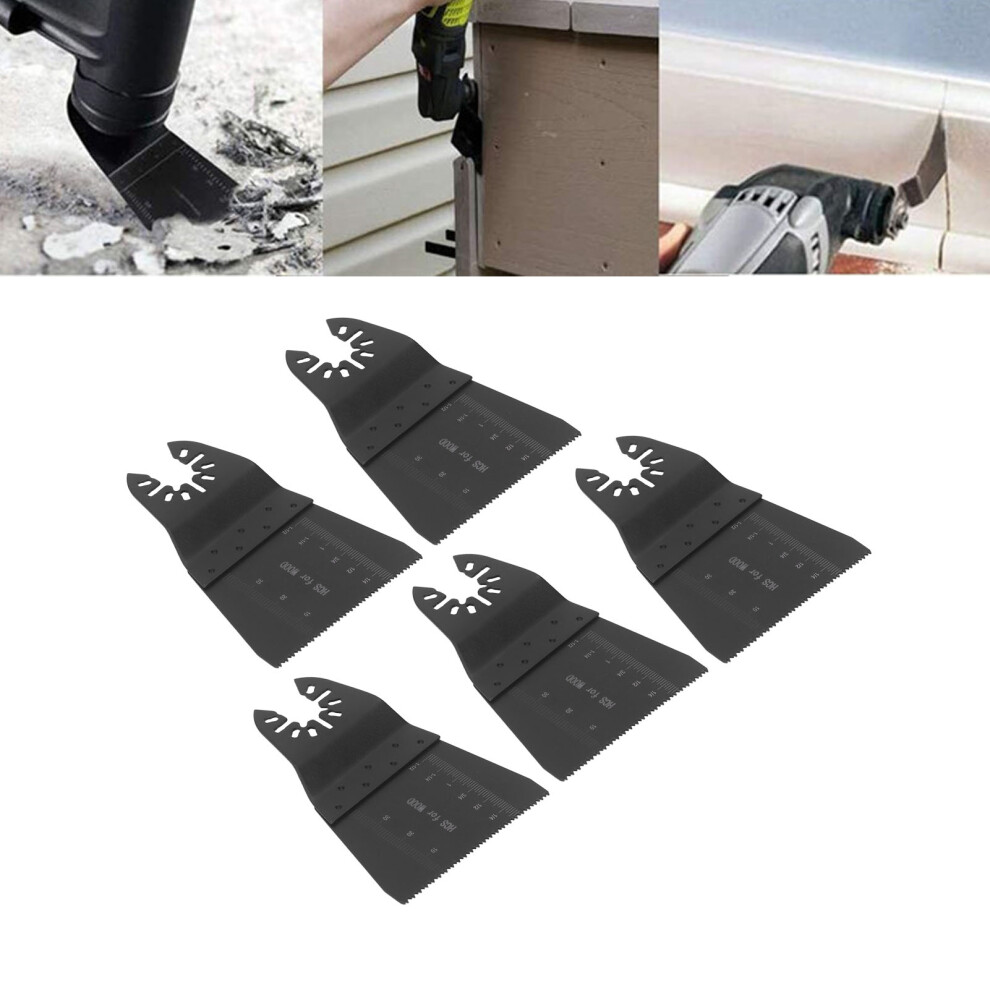 5 Pcs Oscillating Multitool Blade 65Mm Multi Purpose Quick Release Tool Saw Blade For Wood Plastic Fiber Glass 4621321390593