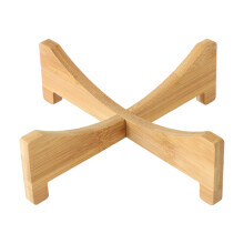 Kreuzförmiger Pflanzständer, 17,5 5 cm, Holz in Beige, 115 g