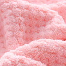 Toalla de baño de terciopelo coral 30g 30x30cm rosa