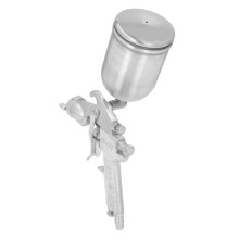 Pistola pulverizadora de pintura profesional neumática de 400 ml para aplicaciones industriales y marinas