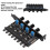 8-Kanal-PC-Lüfter-Hub 72 W 0-12 V 4-Knopf-Controller 7
