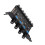 8-Kanal-PC-Lüfter-Hub 72 W 0-12 V 4-Knopf-Controller 4