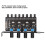 8-Kanal-PC-Lüfter-Hub 72 W 0-12 V 4-Knopf-Controller 9