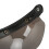 Helmet Visor Windproof Sandproof Retro Style Motorcycle Helmet Visor with Adjustable Buckle Silver 10