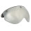 Helmet Visor Windproof Sandproof Retro Style Motorcycle Helmet Visor with Adjustable Buckle Silver 14
