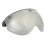 Helmet Visor Windproof Sandproof Retro Style Motorcycle Helmet Visor with Adjustable Buckle Silver 3