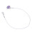 Cordón morado para audífono BTE con clip 8