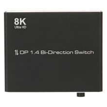 8K/4K/1080P Bidirektionaler DisplayPort-Switch 2-in-1 Out 8K@30Hz