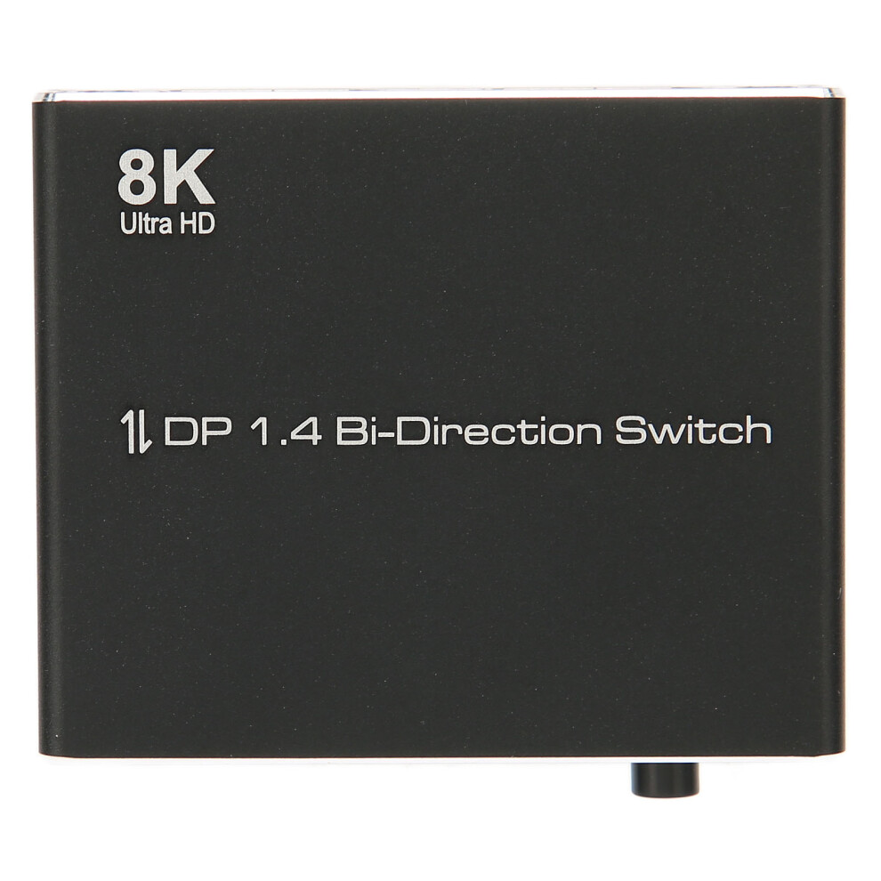 Displayport Switch 8K At 30Hz 4K At 120Hz 1080P At 240Hz 2 In 1 Out Or 1 In 2 Out Bi Directional Dp 1.4 Switch 8701321395739