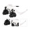 Kopflupe 10x 15x 20x 25x mit 2 LED-Lichtern 4