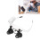 Kopflupe 10x 15x 20x 25x mit 2 LED-Lichtern 13