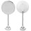Espejo LED 10x, 3 x AAA, 38x17x8.2cm, Blanco 16