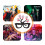 Tipo1-8 Gafas multicolor de Halloween 25g 14x18.5cm 6