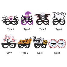 Tipo1-8 Gafas multicolor de Halloween 25g 14x18.5cm