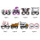 Tipo1-8 Gafas multicolor de Halloween 25g 14x18.5cm 1