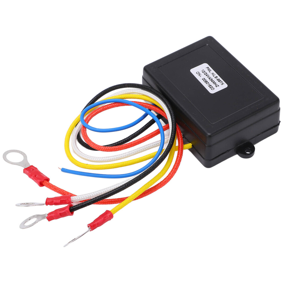 75Ft Wireless Winch Remote Control Switch 434Mhz Receiver 12V 24V Universal For Car Atv Suv Truck 8751321397424