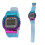 Reloj Gradiente Esfera Grande MoradoAzul CR2032 240mAh 11