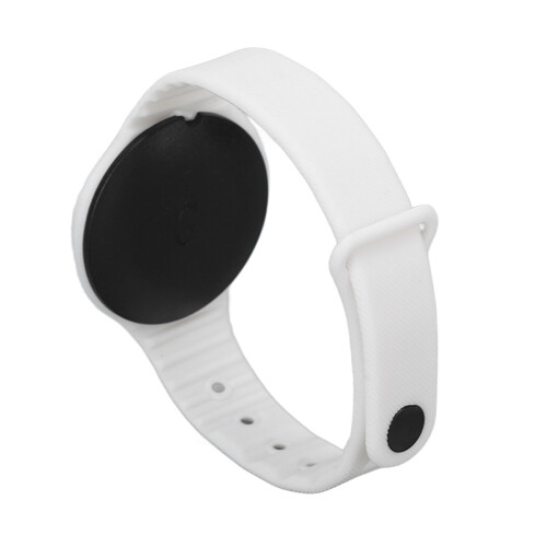 Reloj redondo de silicona blanco 8009 240mAh impermeable 2