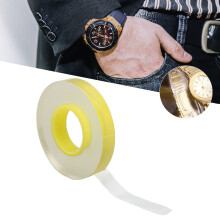 2 Pcs Watch Film 12mm Width Anti Static High Transparency Yellow Watch Film Tape Jewelry Protective Film
