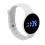 Reloj redondo de silicona blanco 8009 240mAh impermeable 2