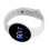 Reloj redondo de silicona blanco 8009 240mAh impermeable 15