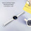 Reloj redondo de silicona blanco 8009 240mAh impermeable 13