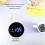 Reloj redondo de silicona blanco 8009 240mAh impermeable 6