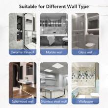 Dispensador de pared 200 piezas 25,8x22x10,3 cm Blanco