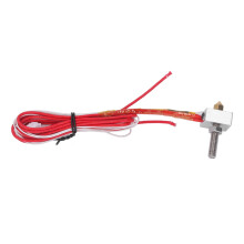 Extremo caliente MK8 boquilla de 0,4 mm 20x20x10 mm plateado
