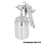 G1/4 Aluminium Siphon Spritzpistole 1000ml 8
