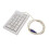 Teclado numérico de 21 teclas USB cableado ABS compacto interruptor lineal 14