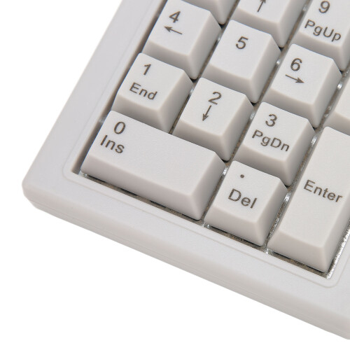 Teclado numérico de 21 teclas USB cableado ABS compacto interruptor lineal 2