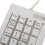 Teclado numérico de 21 teclas USB cableado ABS compacto interruptor lineal 6