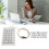 Teclado numérico de 21 teclas USB cableado ABS compacto interruptor lineal 4