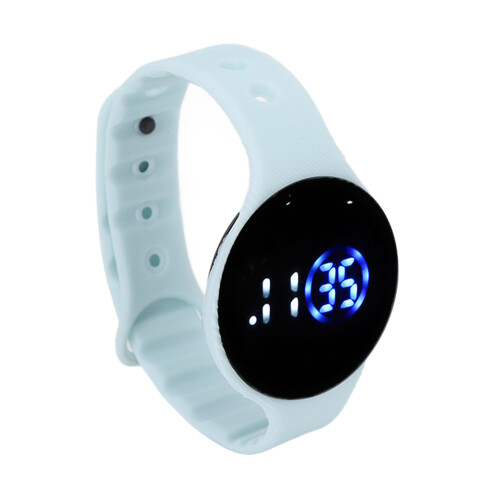 Kinder-Digitaluhr 8009 hellblau 240 mAh rund 1