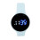 Kinder-Digitaluhr 8009 hellblau 240 mAh rund 14