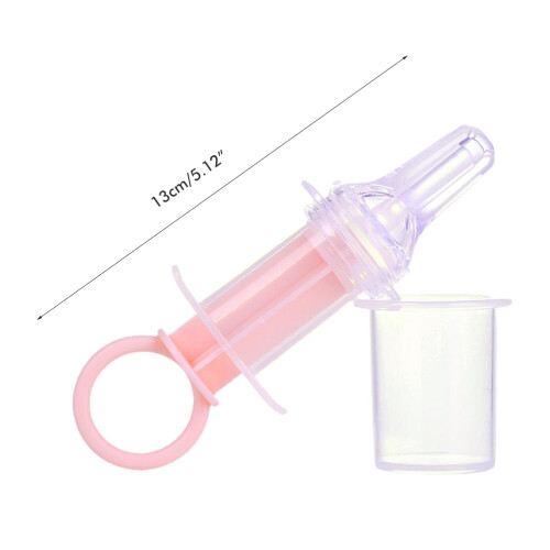 Säuglingsfütterungsspritze 13 cm Silikon PPS-Schnuller