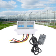 Controlador digital de temperatura y humedad 12 V 220 W, 1 m