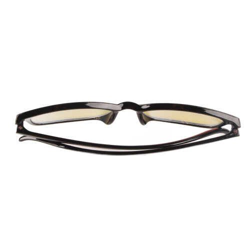 Farbenblindheitsbrille Vollrand Transparent/Grün 2