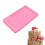 Molde de silicona con patrón de bambú rosa, 6.6oz/186g 13
